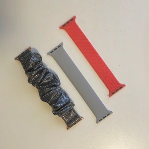 Set of 3 Apple Watchbands fits 38/40mm (w/o watch)